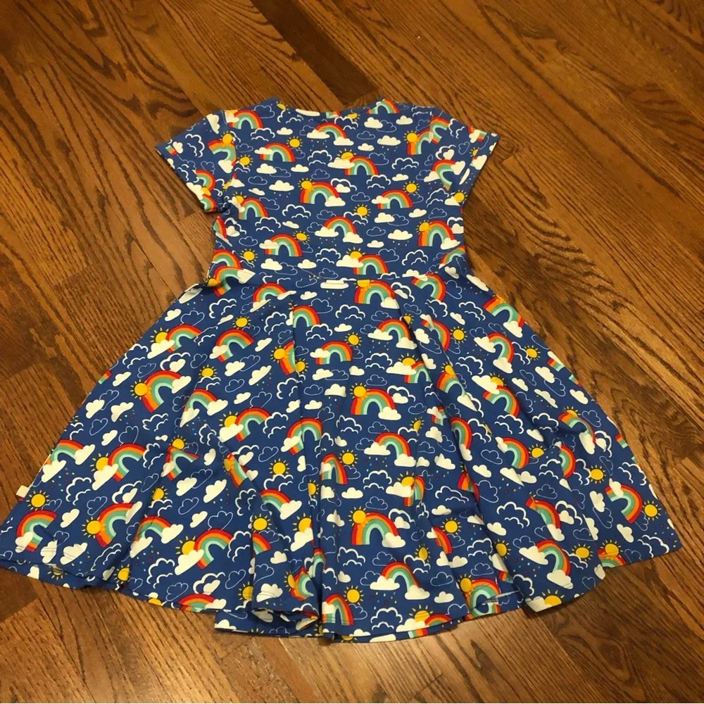 NEW | Frugi | Rainbow Skater Dress - Picture 2 of 10